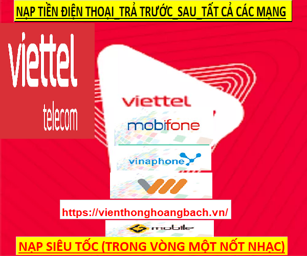 [HCM]NẠP 3G 4G VIETTEL 1.5GB DATA /NGÀY