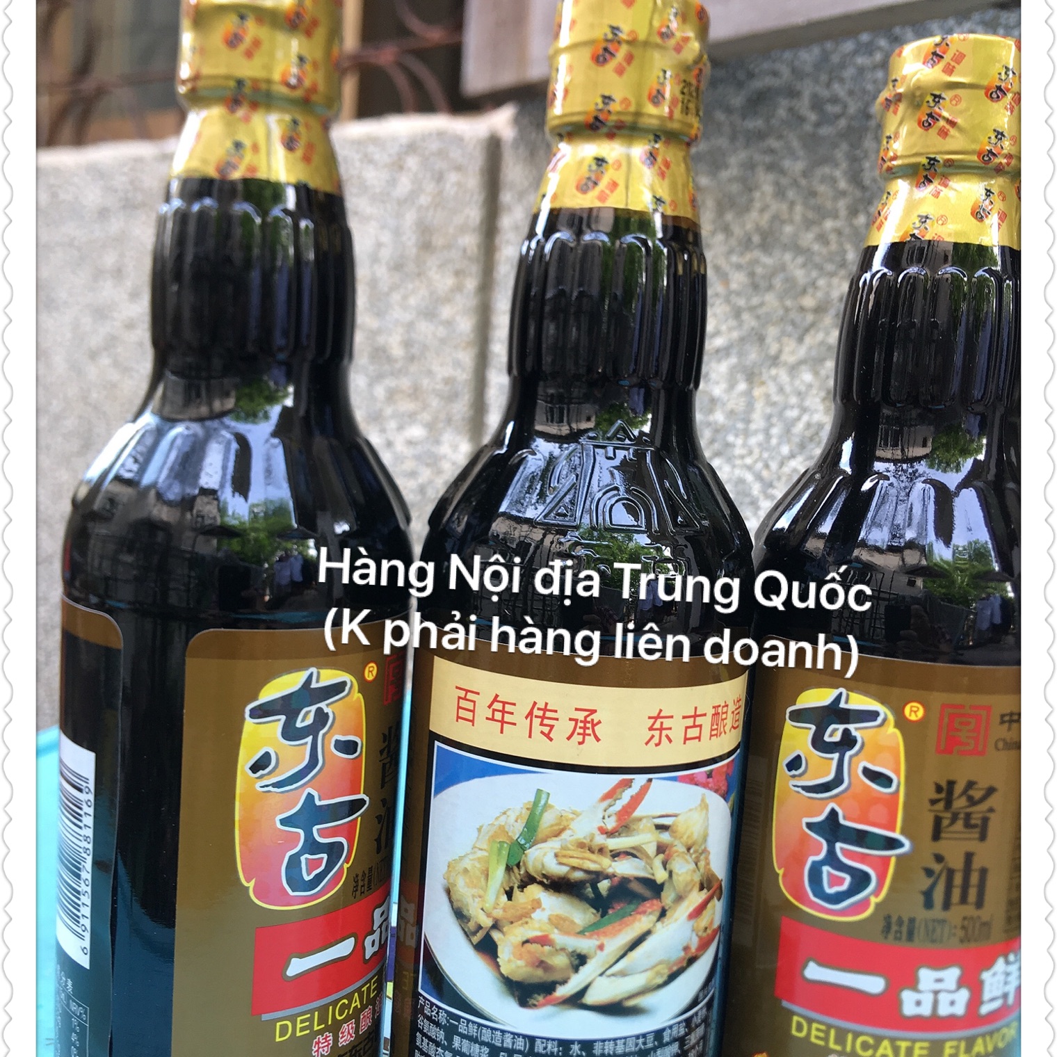 Xì dầu càng cua hàng nội địa(Nhất Phẩm Tiên)🔥freeship🔥100% chữ Trung Quốc