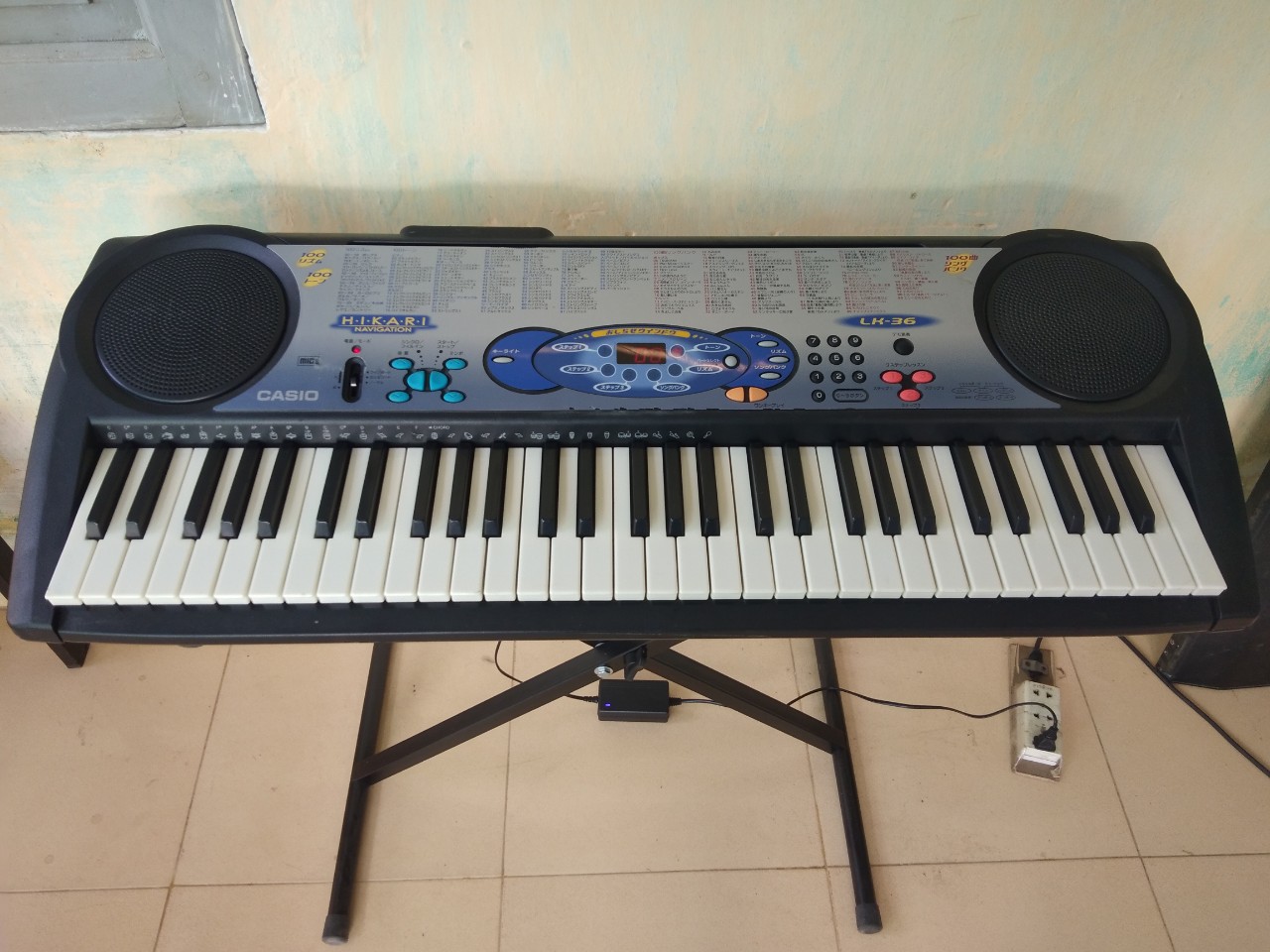 đàn organ casio lk36,phím sáng