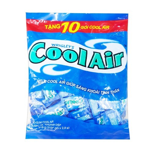 Kẹo Sing-gum Cool Air Hương Bạc Hà - Khuynh Diệp Gói 319g