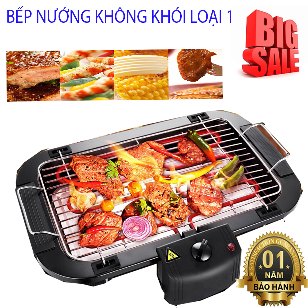 [HCM][SIÊU SALE] Bếp Nướng Không Khói bếp nướng điện không khói bếp nướng điện đa năng Có khay hứng mỡ thừa dùng nướng các loại thức ăn ngon an toàn tiết kiệm điệnBH 1 đổi 1 trong vòng 12 tháng.