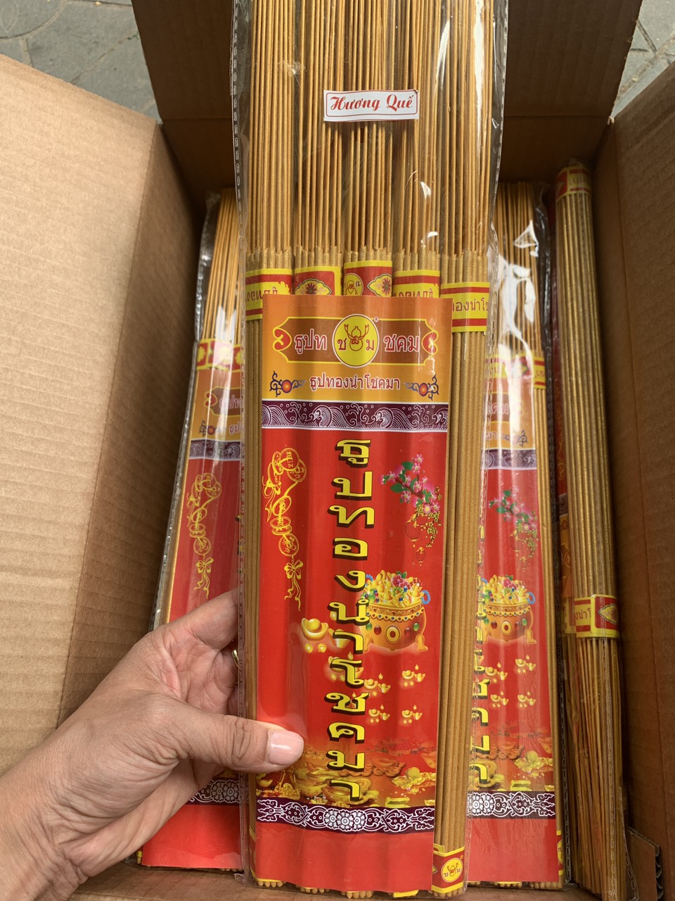 Nén hương vàng tài lộc thái lan
