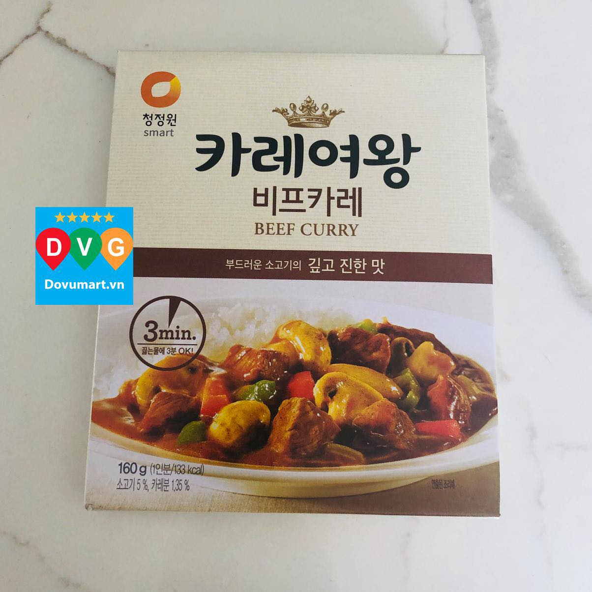 Bột cà ri thịt bò yowang daesang hàn quốc gói 160g - beef curry