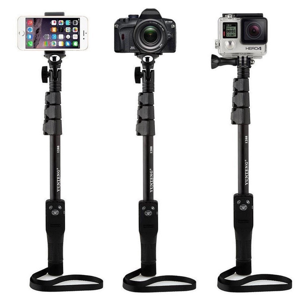 Gậy chụp ảnh Bluetooth Yunteng XH1288 kết nối không dây bấm nút điều khiển từ xa qua phim cho iPhone Samsung Oppo Xiaomi,AK
