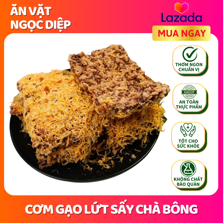 Cơm gạo lứt sấy siêu chà bông tân lộc phát