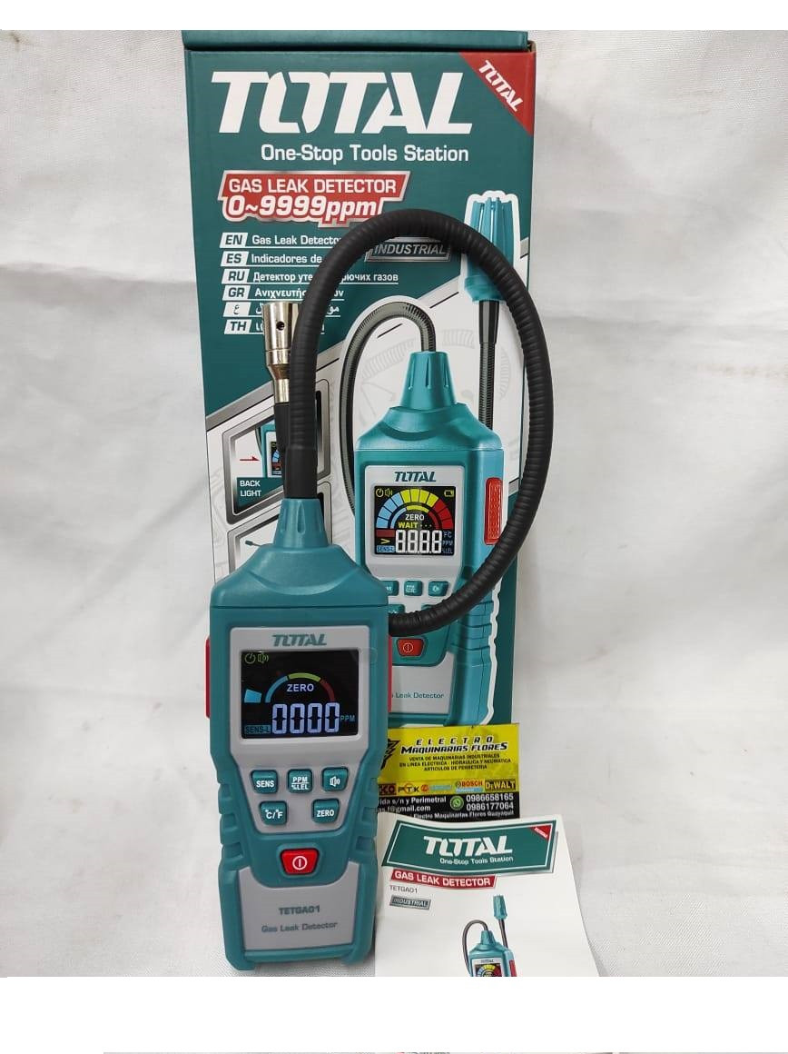 Máy đo rò rỉ khí gas kỹ thuật số total tetga01