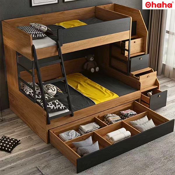 Giường tầng thông minh ohaha 3 tầng - gttm026