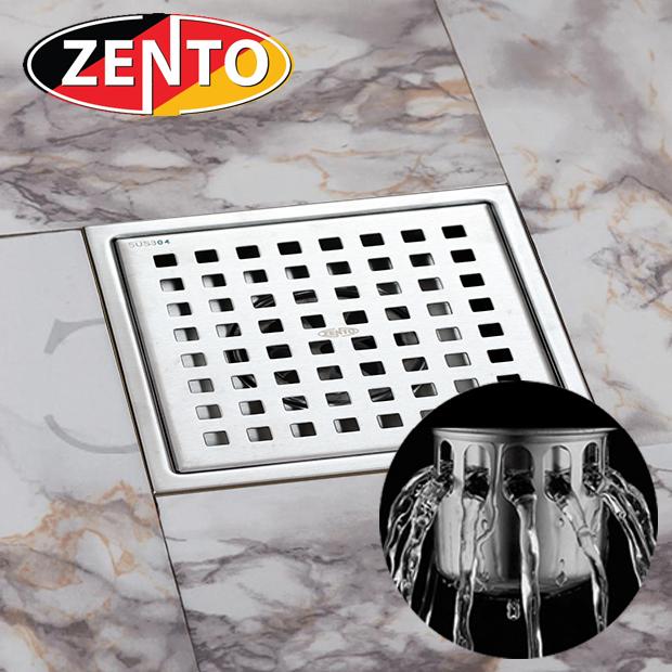 Thoát sàn chống mùi inox Square Zento ZT654-2U