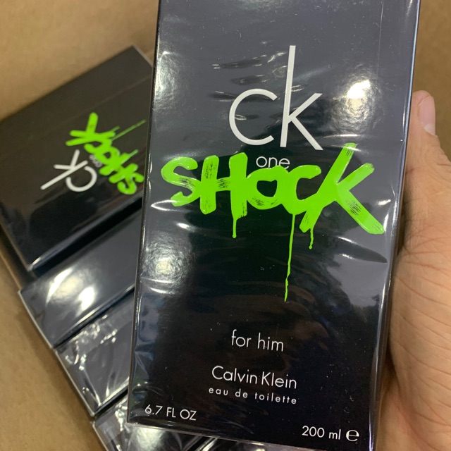 [HCM]Nước hoa nam ck one shock for him 200ml full seal