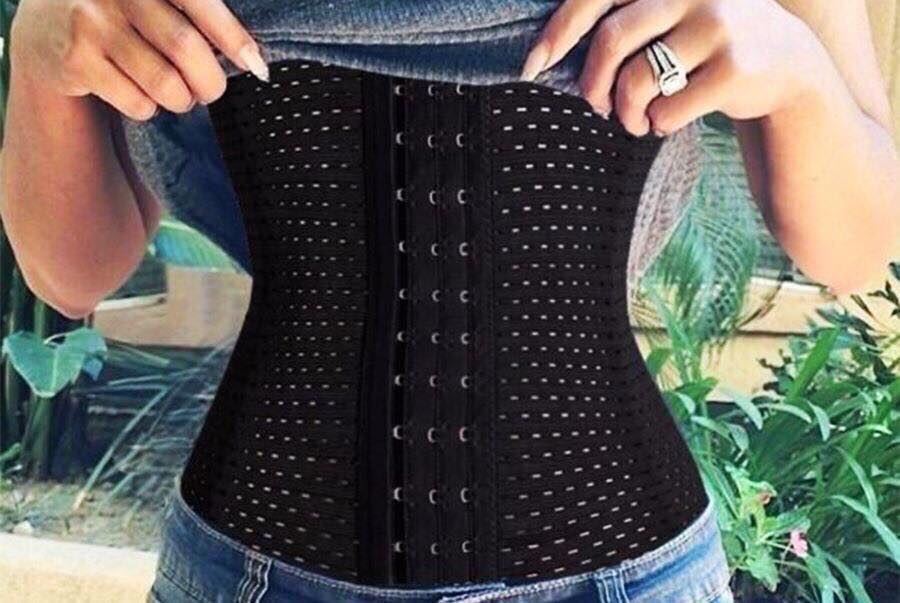 Đai Gen Nịt Bụng Latex Giảm Béo, Định Hình Tạo Vòng Eo Thon Gọn - Có Thanh Chống Cuộn - Chiều Cao Gen 25cm - Có Lỗ Thoáng Khí - Gen Nịt Bụng Chống Cuộn Cao Cấp