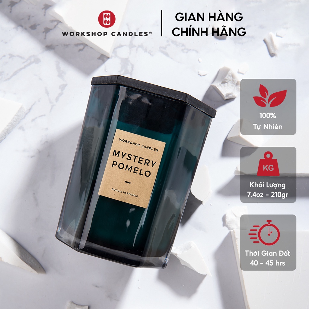 Workshop Candles - Nến thơm hương nước hoa Mystery Pomelo - Parfum Edition