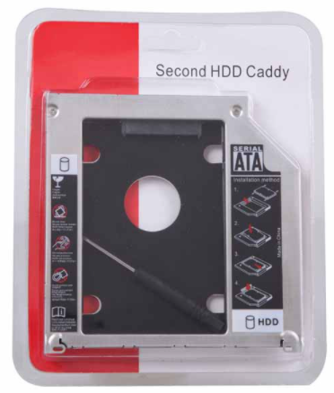 Khay Ổ Cứng Caddy Bay HDD SSD SATA 3 9.5mm / 12.7mm ( Mỏng ) Lắp Ổ Cứng Thứ 2 cho Laptop
