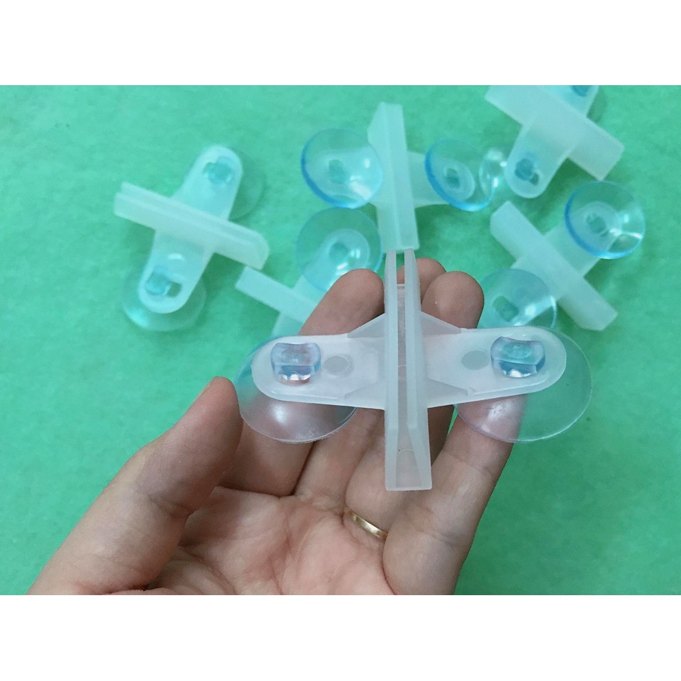 Chân hít kính giữ vách ngăn bể cá - trắng, cam kết hàng đúng mô tả, chất lượng đảm bảo