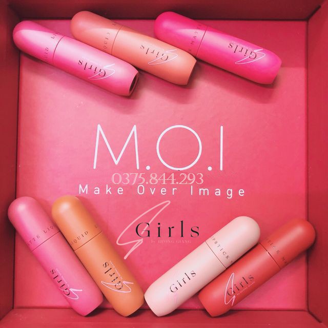 M.o.i cosmetics hồ ngọc hà - son kem lì s.girl - son mềm , mịn môi