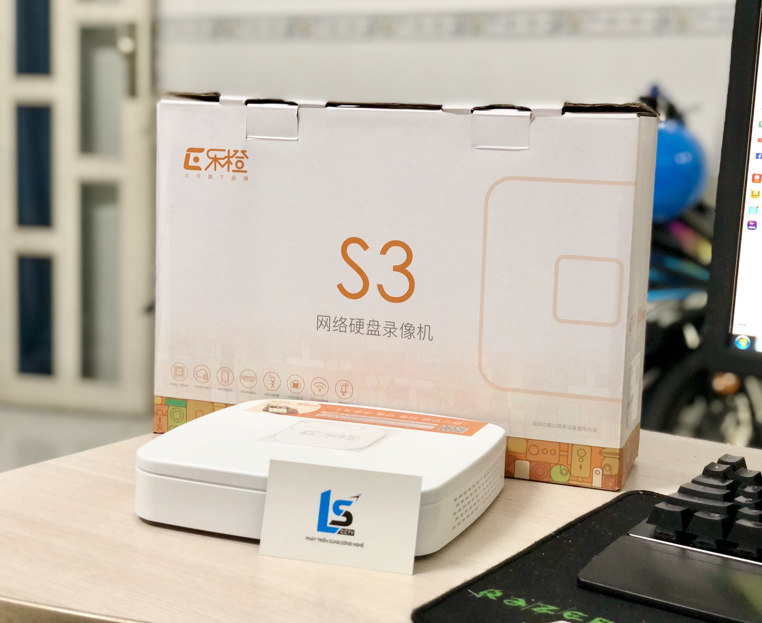 [HCM]Đầu ghi IP 4 kênh POE Dahua S3-04-P (FW Tiếng Việt - Server P2P Việt Nam)