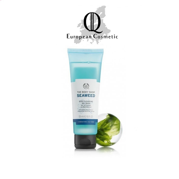Sữa rửa mặt làm sạch sâu cho da dầu the body shop seaweed deep cleansing gel wash 125ml
