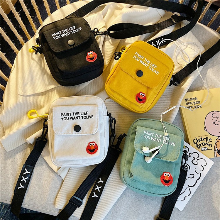 TÚI VẢI NỮ 2021 TÚI ĐEO CHÉO MINI TRẺ TRUNG