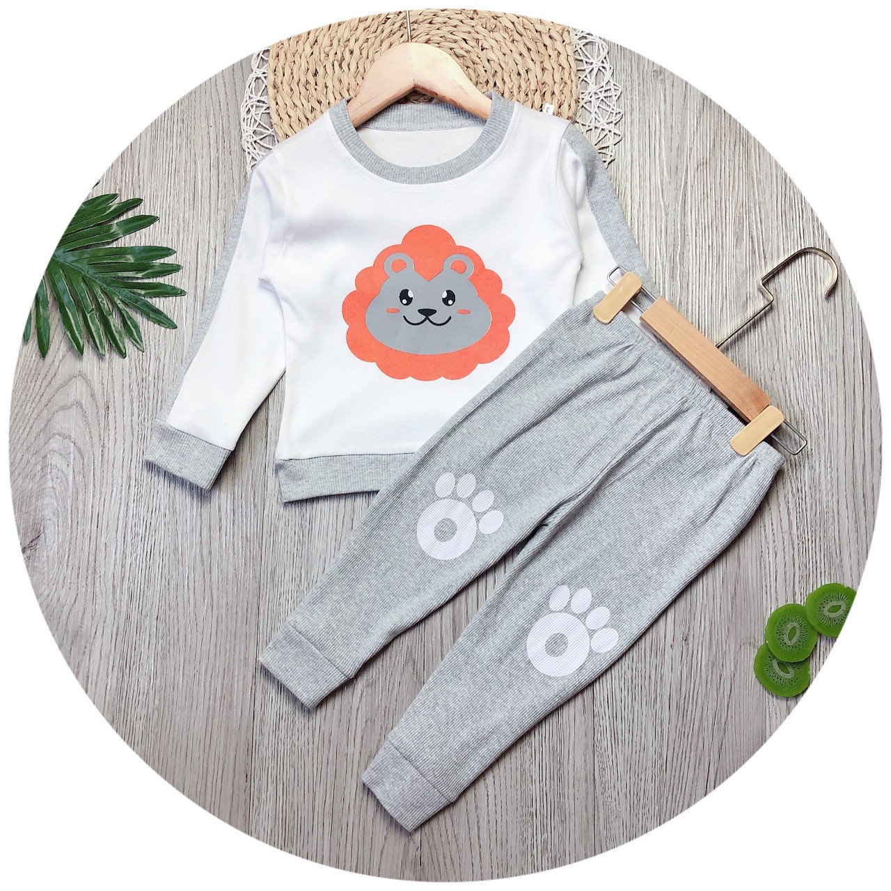 Bộ len tăm cho bé gái/bé trai chất dày dặn