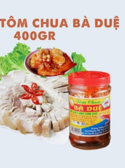 Combo 4 hủ tôm chua bà duệ 400g - đặc sản huế