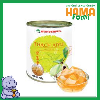 Thạch aiyu wonderful lon 850g