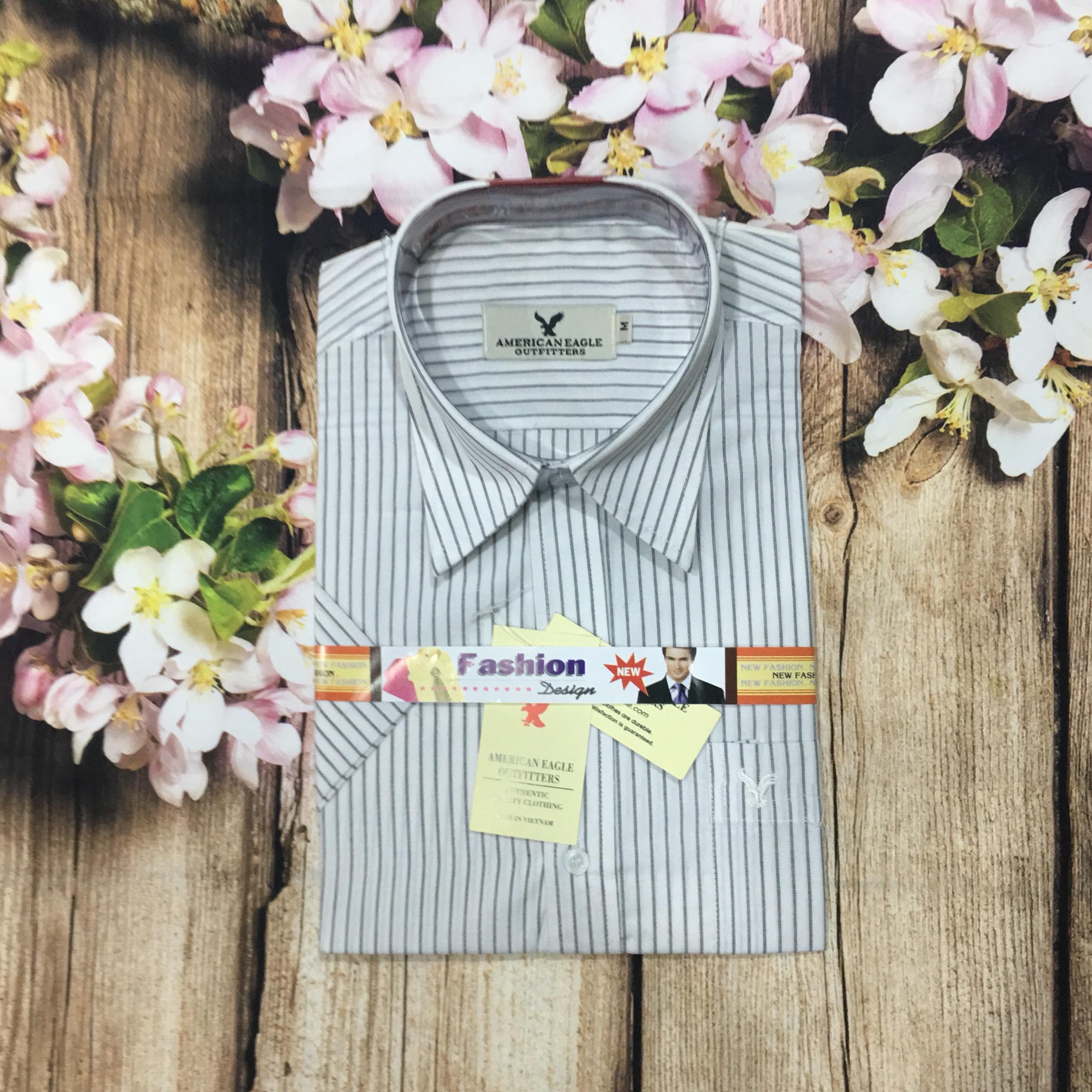 [HCM]ÁO SƠ MI NAM TRUNG NIÊN TAY NGẮN MẪU SỌC CARO ( HÌNH THẬT 100% BÁN TẠI SOP)  )