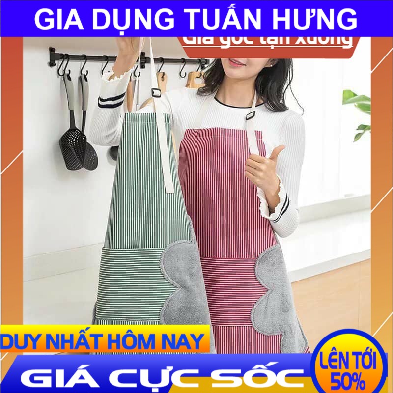 [ SALE UP TO 50 % ] Tạp Dề Nam Nữ Chất Đẹp Làm Đồng Phục, Tạp dề chống thấm in hoa cực xinh, tạp dề nhà bếp có túi cho chị em, tạp dề siêu chống thấm, Tạp dề kẻ sọc cao cấp, tạp dề hoa chống nước, tạp dề hình bông hoa, tạp dề nấu ăn