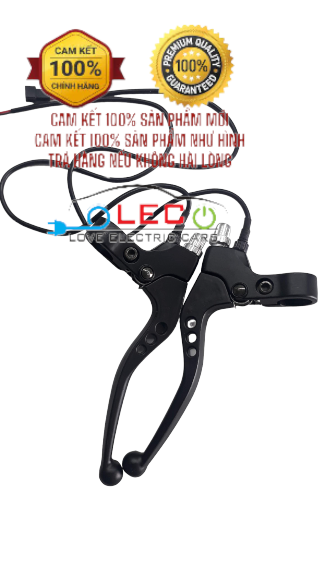 Tay Thắng 3 Lỗ Có Chân Gương Cho Xe Đạp Điện