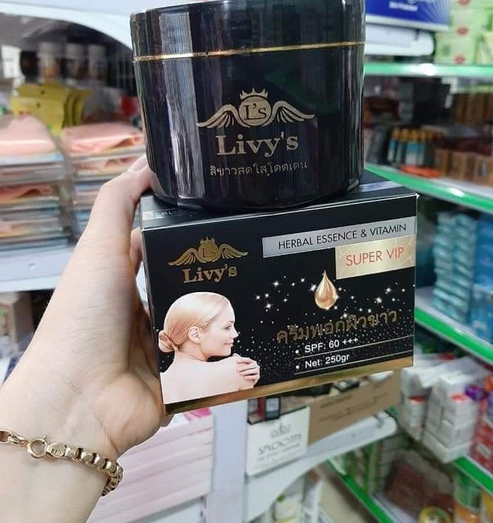 Kem body livy đen thái lan dưỡng trắng da