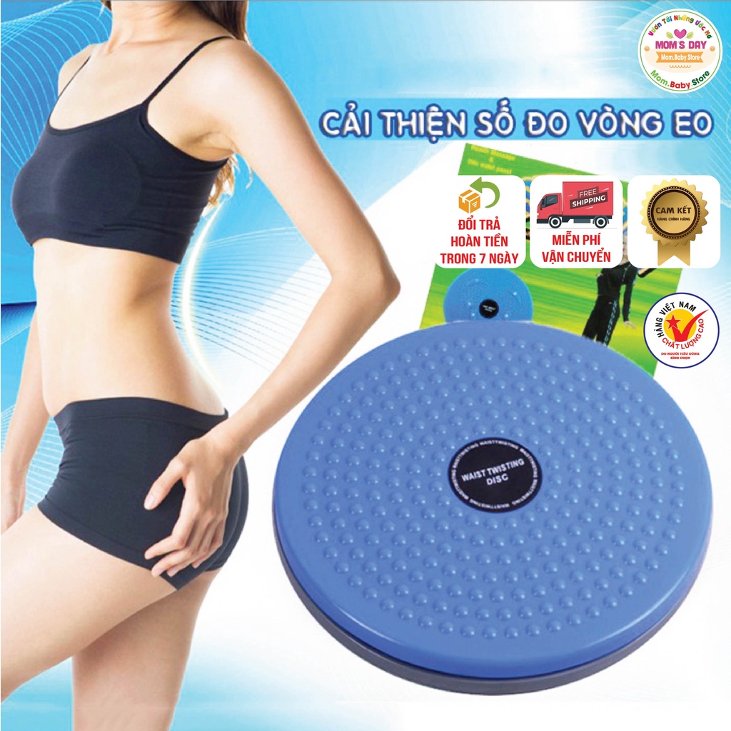 Xoay Eo - Dụng Cụ Tập Bụng Tại Chỗ Giúp Giảm Mỡ, Tuần Hoàn Máu Tập Thường Xuyên Rất Tốt Cho Sức Khoẻ