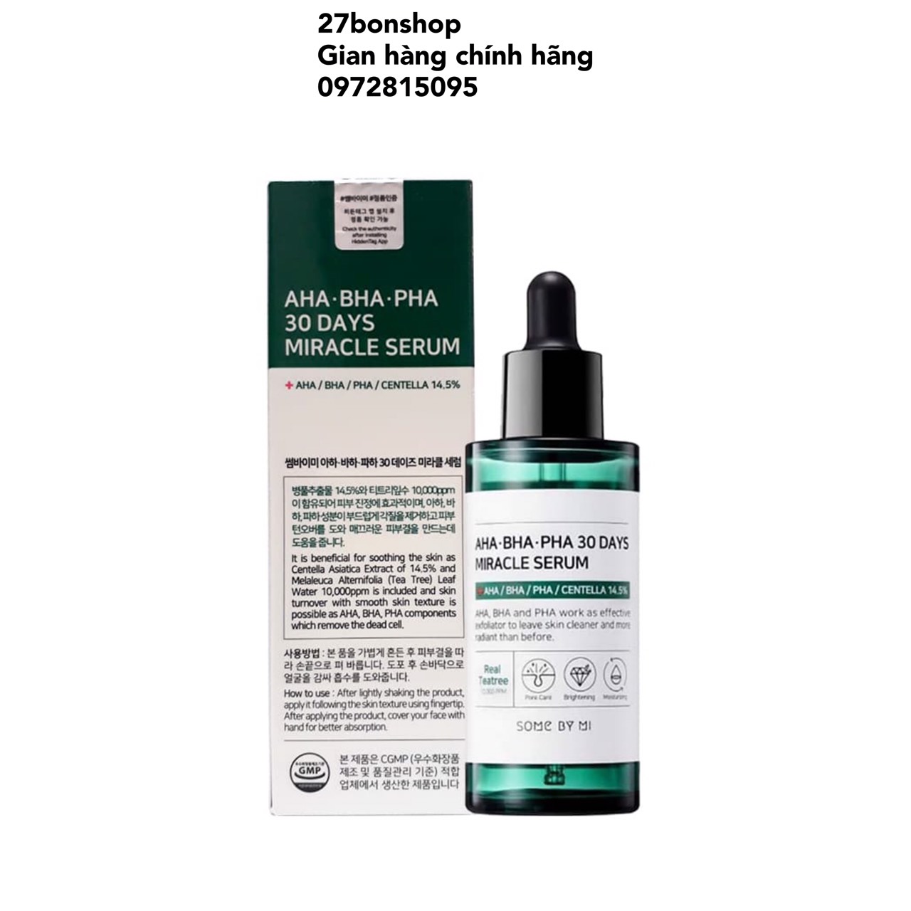 Tinh Chất Some By Mi AHA-BHA-PHA 30 Days Miracle Serum 50ml