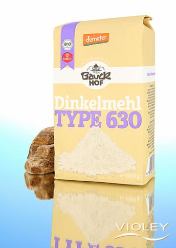 Bột lúa mạch cổ đại hữu cơ demeter Type 630 Bauckhof.