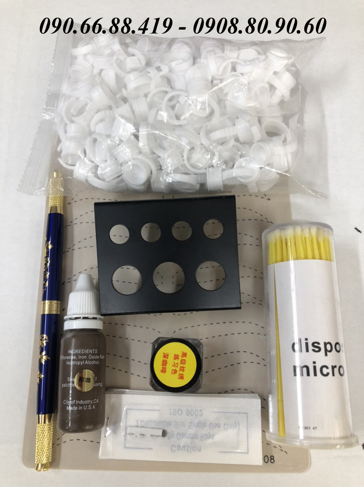 Combo 3 - bộ dụng cụ tập điêu khắc phun xăm cơ bản