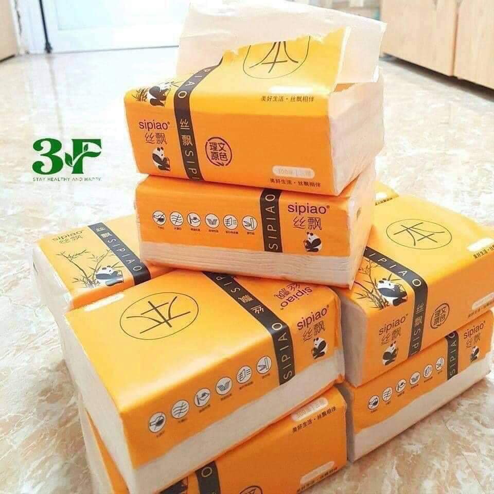 Combo 5 bịch giấy ăn gấu trúc- giấy ăn siêu dai siêu tiện lợi