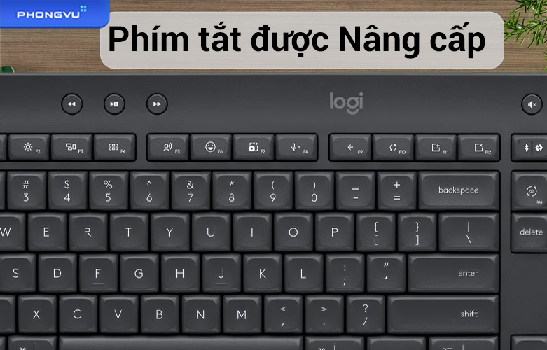 Bàn phím không dây Logitech K650 920-010987 | Phím tắt được nâng cấp