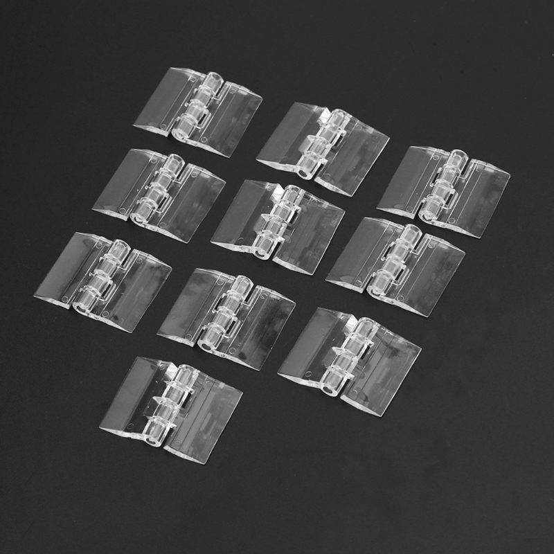 【CC】 10Pcs Acrylic Hinges Hinge Folding Dull Polish