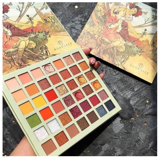 65 Bảng Phấn Mắt Muge Leen Love Story 42 Ô Màu kèm nhũ