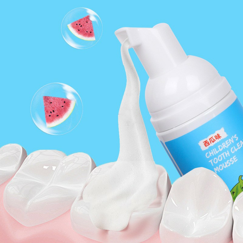Kem đánh răng tạo bọt cho bé - vị hoa quả dành cho bé.