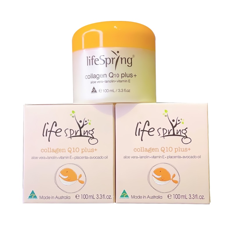 Kem Nhau Thai Cừu Dưỡng Da Chống Lão Hóa LifeSpring Collagen Q10 Plus+ 100ml