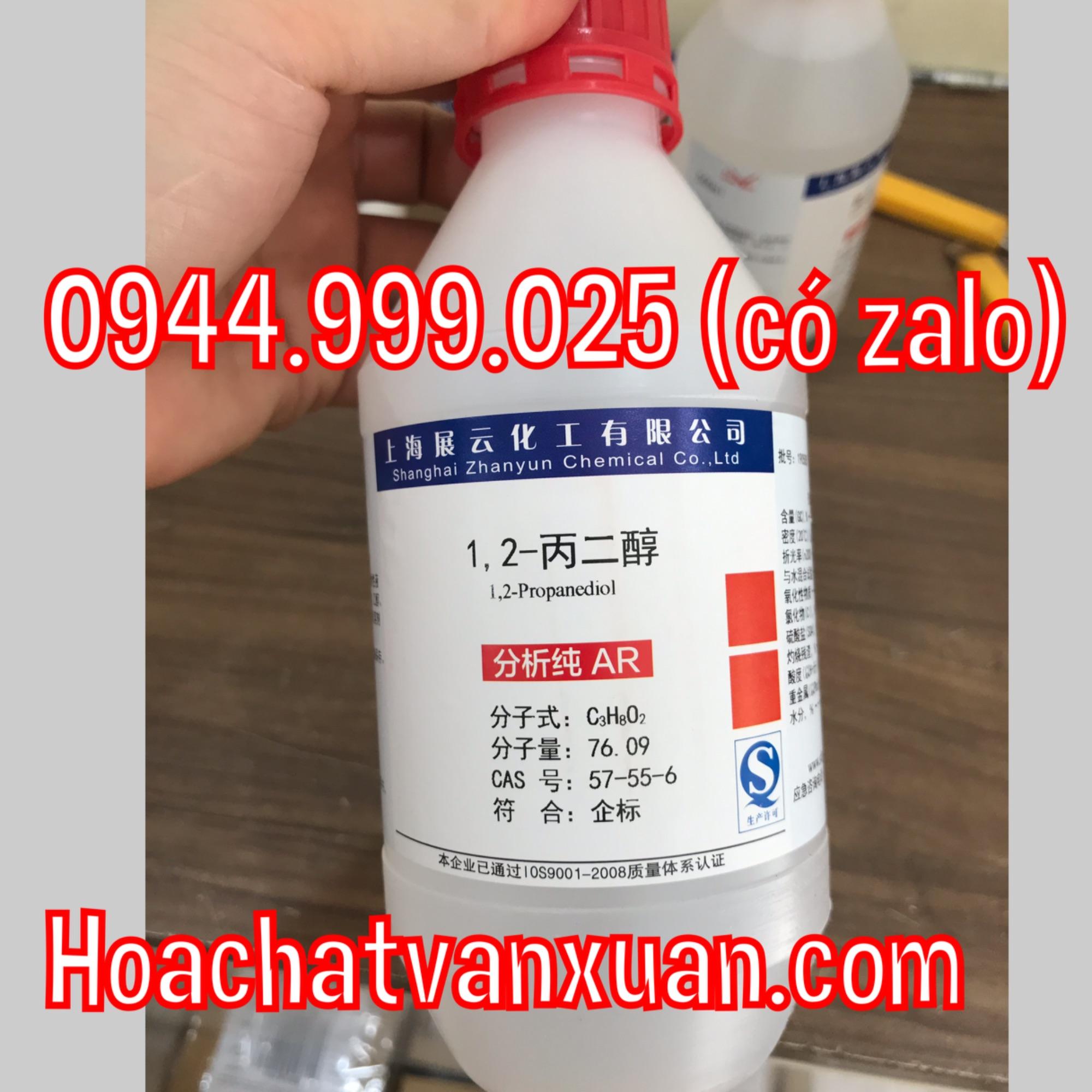 Propylene glycol c3h8o2 lọ 500ml pg propylen glycol cas 57-55-7 1,2 propanediol