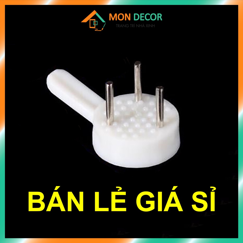 SET 20 cái đinh 3 chân treo tranh ảnh, sỉ đinh 3 chân treo tranh đinh nhựa treo ảnh