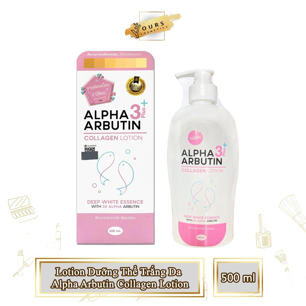 Lotion Dưỡng Thể Trắng Da Alpha Arbutin Dưỡng Trắng Da 500ml