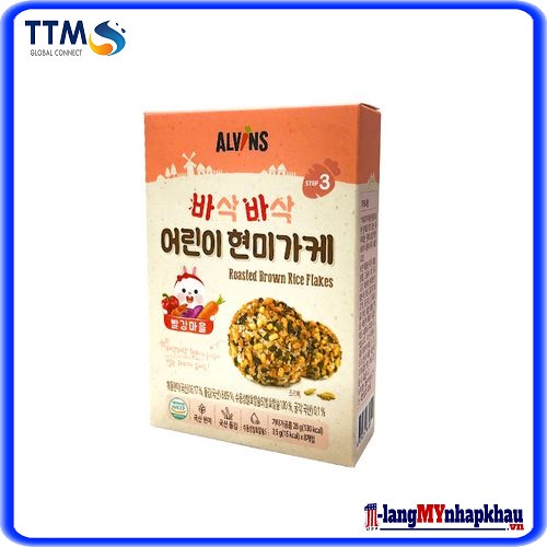Gia vị rắc cơm cho bé vị tôm Alvins 28g