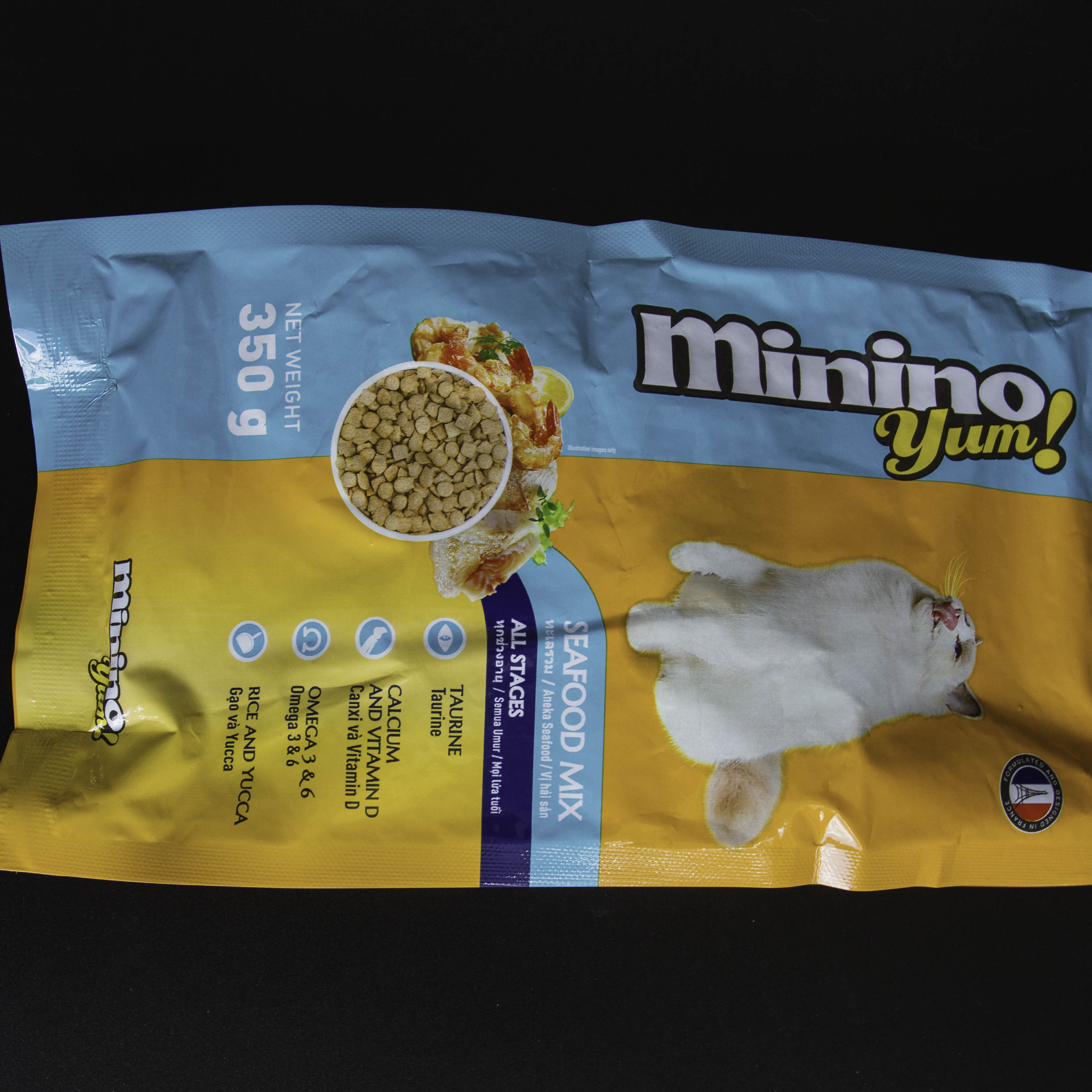 Thức ăn mèo vị hải sản Minino yum