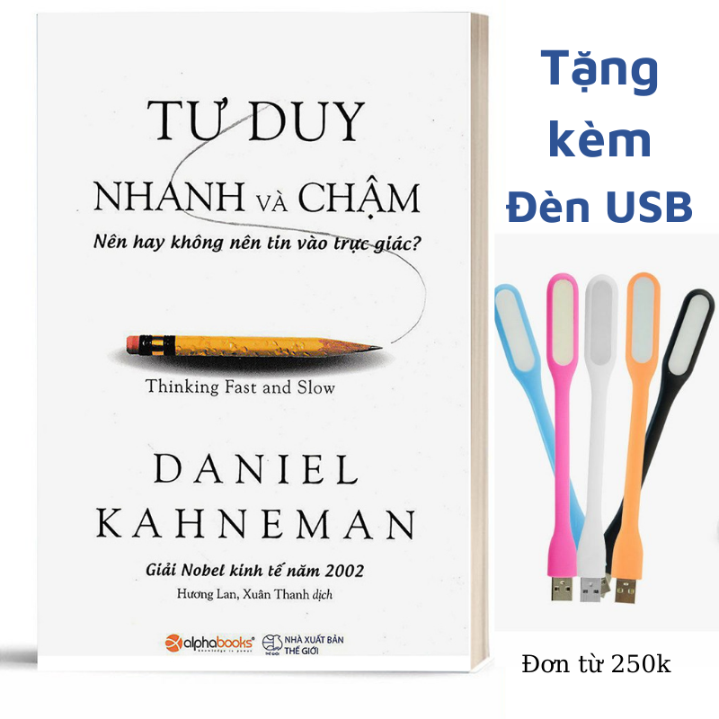 SÁCH - Tư duy nhanh chậm - tặng kèm bookmark