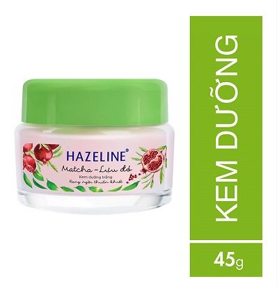 Kem Dưỡng Làm Sáng Da Hazeline Matcha Lựu Đỏ 45g