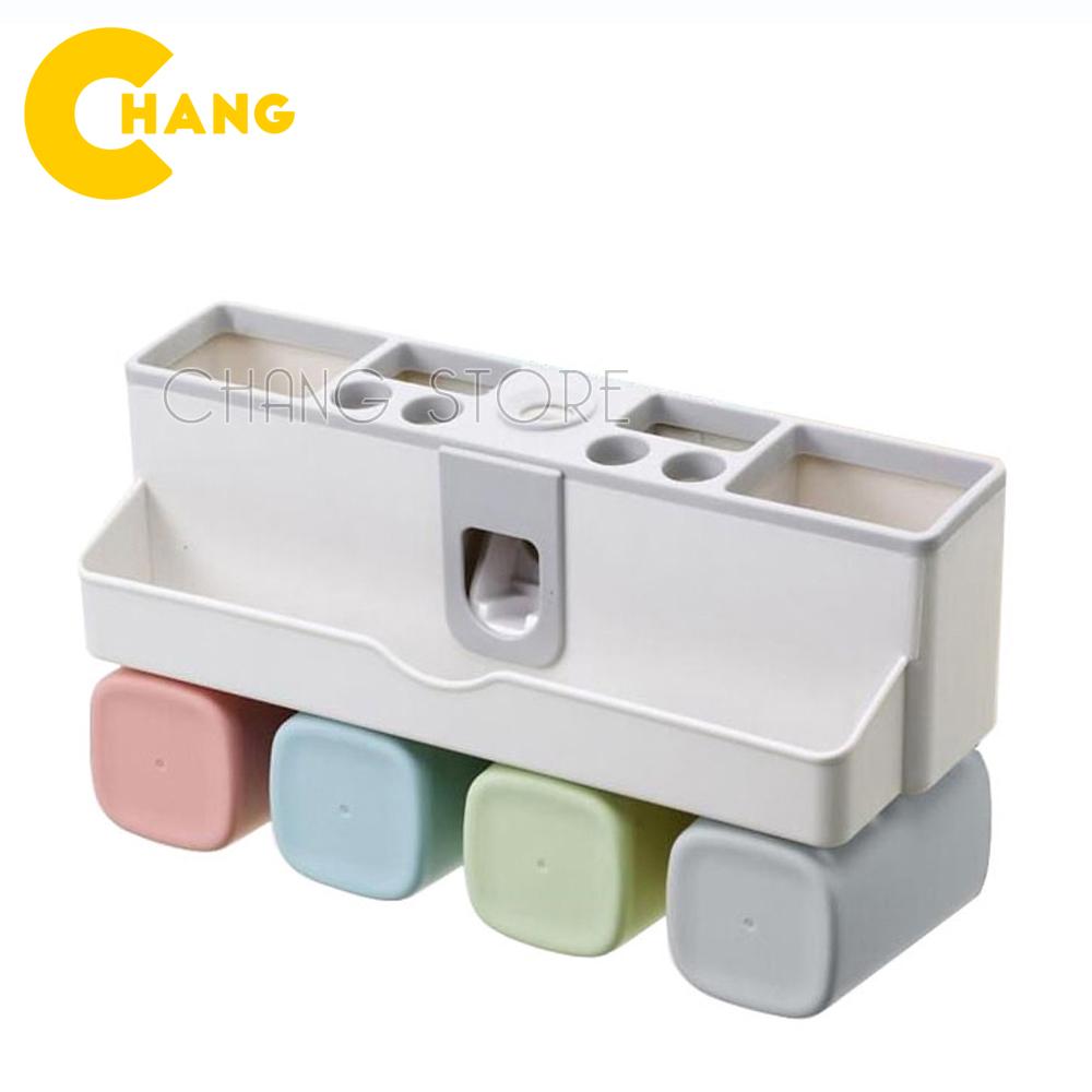 Bộ nhả kem đánh răng tự động lúa mạch 3 cốc và 4 cốc