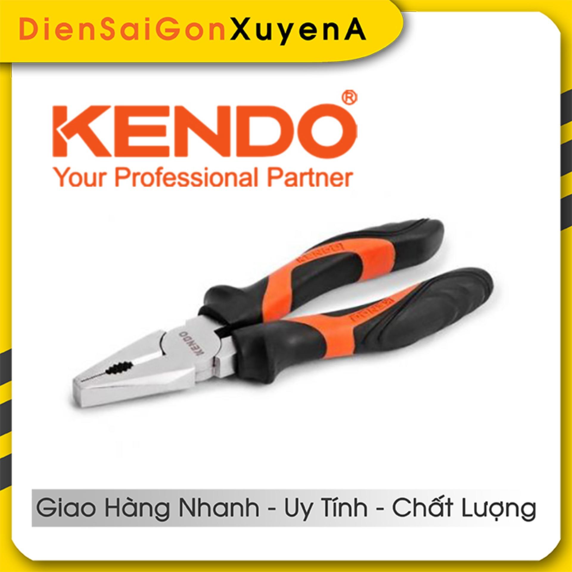 Kìm kềm điện 160mm 6inch tpr kendo 10101 - điện sài gòn xuyên á