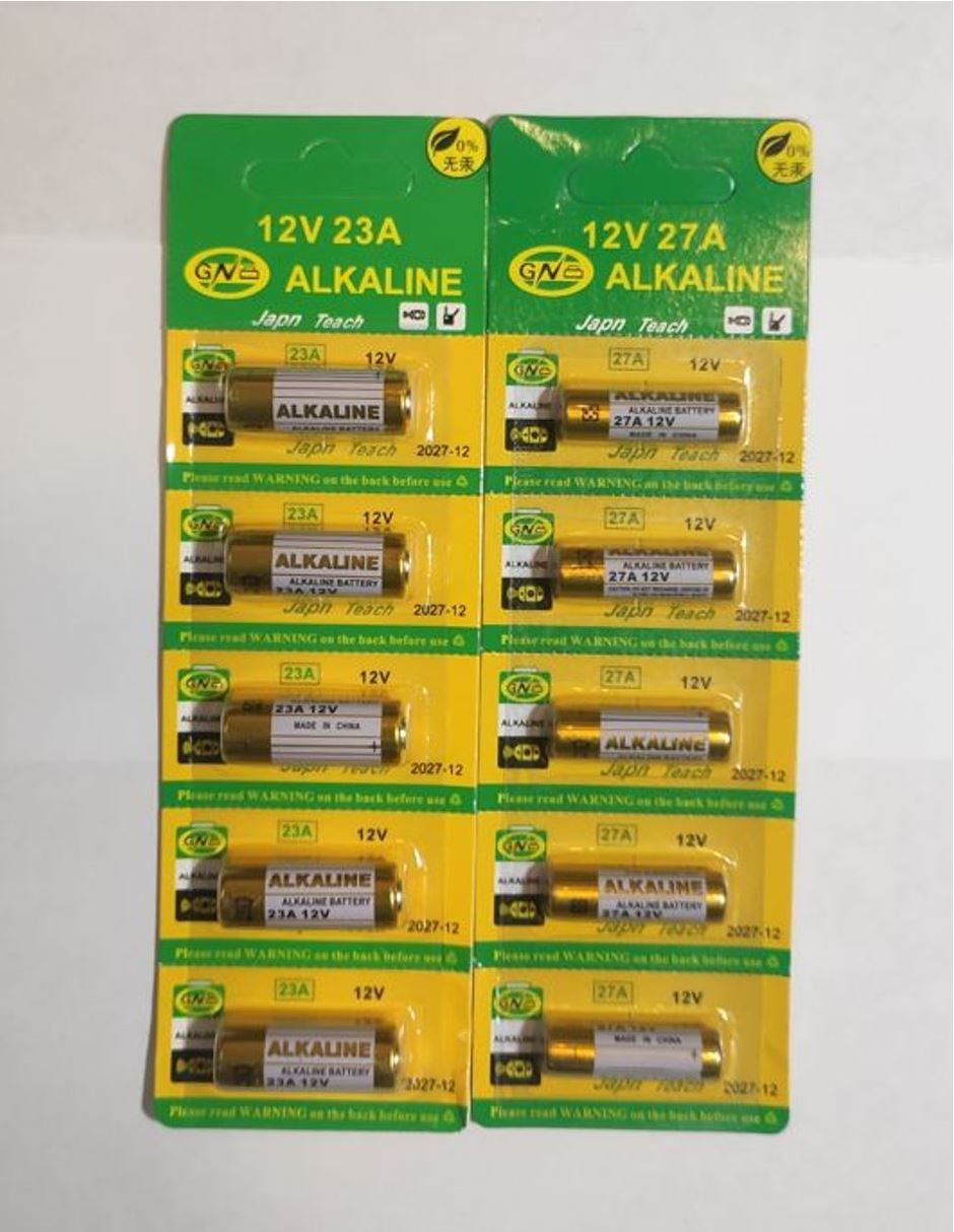 Pin alkaline 12v 23a / 12v 27a dùng cho remote rf điều khiển