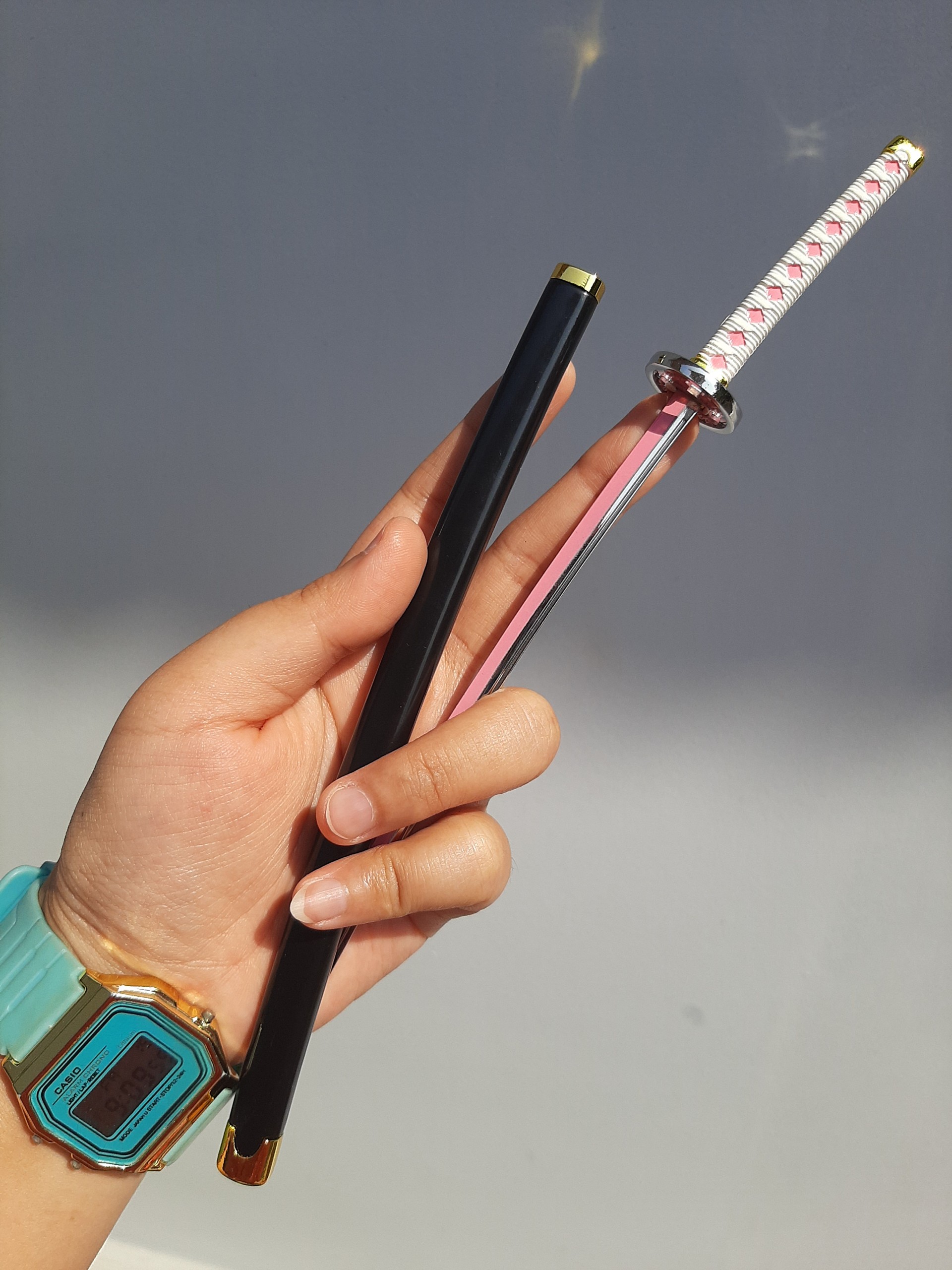 [23cm] Mô hình trang trí Kanao - Tặng đế 2 tầng - Hình thật - Kimetsu no Yaiba - Baystore