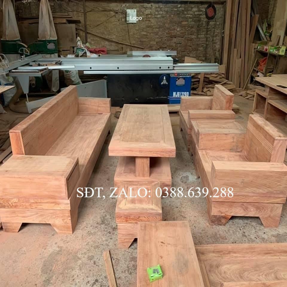 Bộ Bàn Ghế Sofa Đối Gỗ Hương Đá . Giá 35,900,000 Đồng*Miễn phí vận chuyển